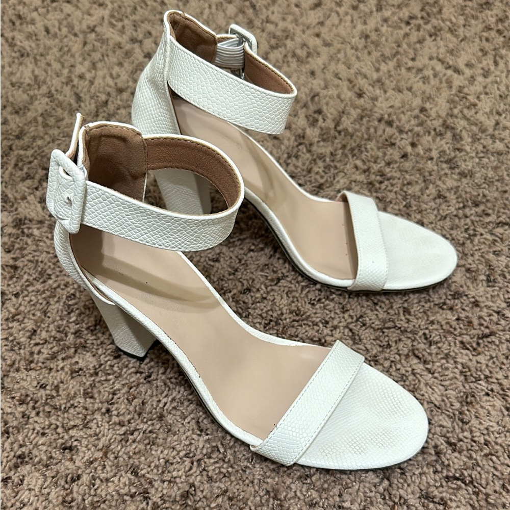 White heels
